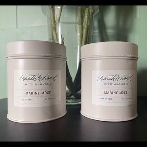 Hearth and Hand Marine Moss Candles